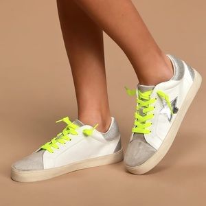 Madden Girl Linlee Sneakers White Multi